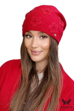 Kamea Dámská čepice _Hat_K.22.030.21_Red