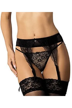 Gorteks Dámské krajkové mini tanga Scarlet - černé