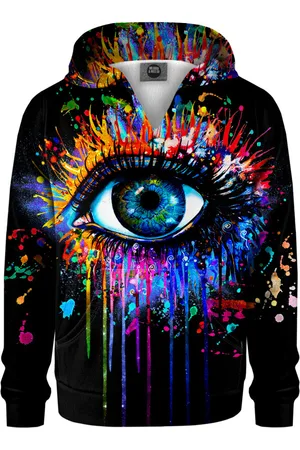 Mr Gugu & Miss Go Mikina BLACK FULLPRINT