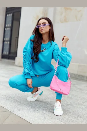 Cocomore Turquoise sweatshirt cmgBZ1260.R33