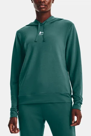 Under Armour Mikina Rival Terry Hoodie-GRN - Dámské