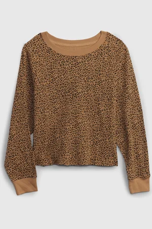 GAP Dětské tričko se vzorem leopard - Holky