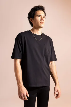 DeFacto Oversize Fit tričko s kulatým výstřihem