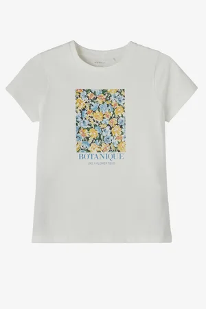 NAME IT Krémové holčičí vzorované tričko Damily - unisex