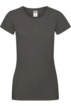Fruit Of The Loom LadyFit Sofspun T-shirt 614140 100% Cotton 160g/165g