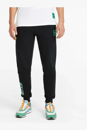 PUMA Černé pánské tepláky x MINECRAFT - Pánské