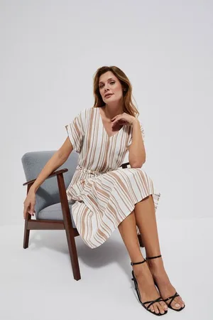 MOODO Dámské šaty Striped