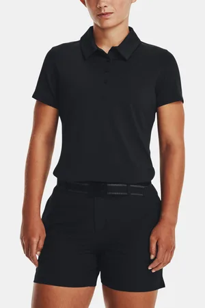 Under Armour Tričko UA Playoff SS Polo -BLK - Dámské