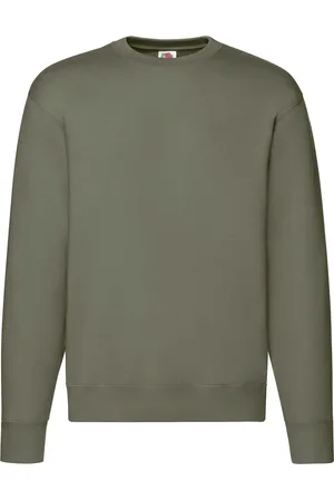 Fruit Of The Loom Oliwkowa bluza męska Set-in Sweat