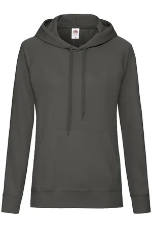 Fruit Of The Loom Lightweight Hooded Sweatshirt 621480 80/20 240g