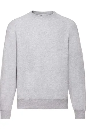 Fruit Of The Loom Szara bluza męska Raglan Sweat