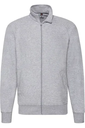 Fruit Of The Loom Szara bluza męska Lightweight Sweat Jacket