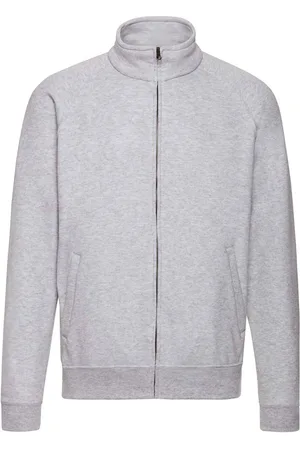 Fruit Of The Loom Szara bluza męska Sweat Jacket