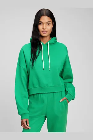 GAP Mikina crop s kapucí - Dámské