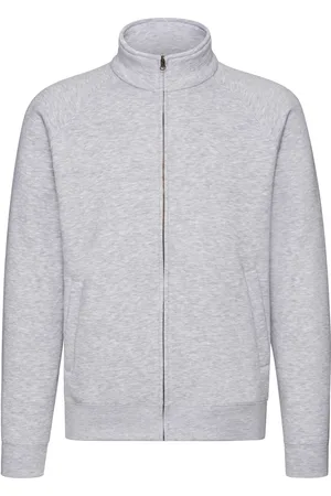 Fruit Of The Loom Szara bluza męska rozpinana Sweat Jacket