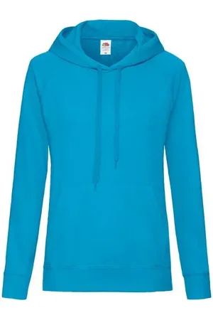 Fruit Of The Loom Lightweight Hooded Sweatshirt 621480 80/20 240g