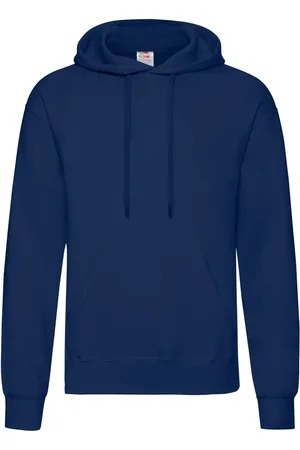 Fruit Of The Loom Granatowa bluza męska Hooded Sweat