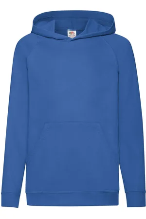 Fruit Of The Loom Blue Kids Hoodie