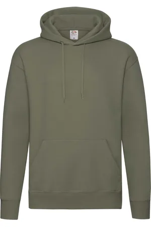 Fruit Of The Loom Oliwkowa bluza męska z kapturem Hooded Sweat