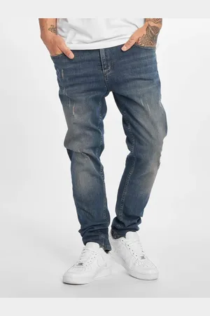 DEF Tommy Slim Fit Jeans světle modrý denim
