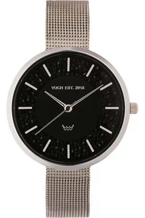 Vuch Hodinky Sparkly Dark Silver