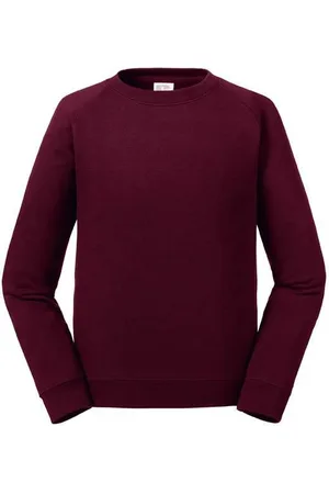 RUSSELL Burgundy sweatshirt Raglan - Authentic