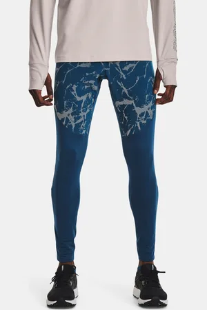 Under Armour Legíny UA OUTRUN THE COLD TIGHT-BLU - Pánské