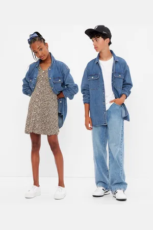 GAP Teen džínová oversized košile - Kluci