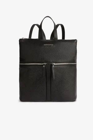 Geox Černý dámský kožený batoh Borsa - Dámské