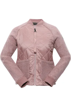 NAX Dámská prošívaná bunda OKEGA pale mauve