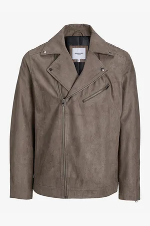 JACK & JONES Pánská semišová bunda Rocky - Pánské