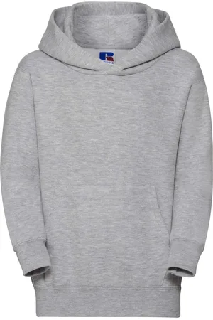 RUSSELL Hooded Sweatshirt Grey Hooded Sweatshirt