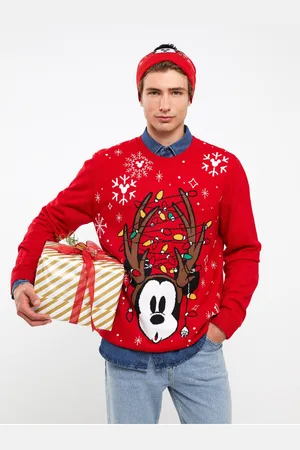 LC Waikiki Crew Neck Long Sleeve Printed Men