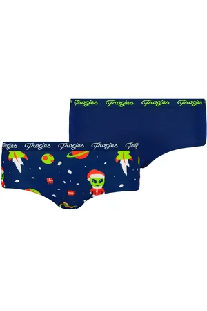 Frogies Dámské kalhotky Aliens 2P Christmas