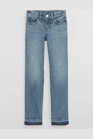 GAP Dětské džíny straight mid rise - Holky
