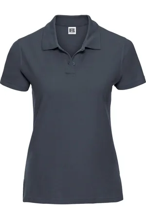 RUSSELL Ultimate R577F Cotton Polo 100% Smooth Cotton Ring-Spun 210g/215g