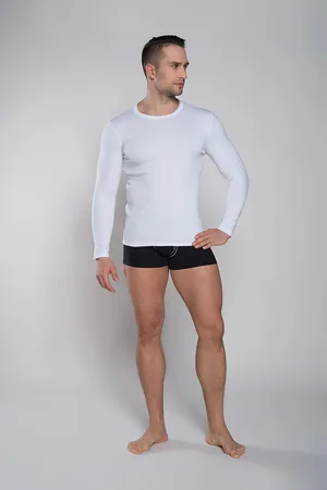 Italian Fashion Tričko Paco s dlouhým rukávem - bílé
