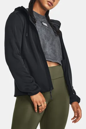 Under Armour Bunda UA ESSENTIAL SWACKET-BLK - Dámské