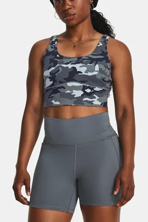Under Armour Tílko Meridian Fitted CropTankPrnt-BLU - Dámské