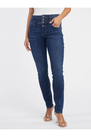 ORSAY Tmavě modré dámské slim fit džíny - Dámské