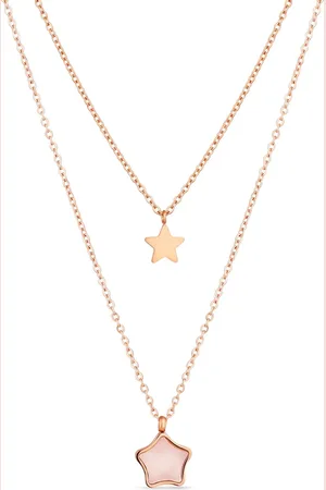 Vuch Náhrdelník Moore Rose Gold