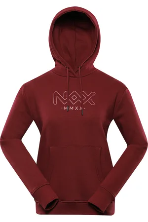 NAX Dámská mikina WERENA port wine