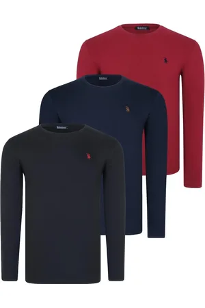 Dewberry TRIPLE SET T8588 ROUND NECK MEN