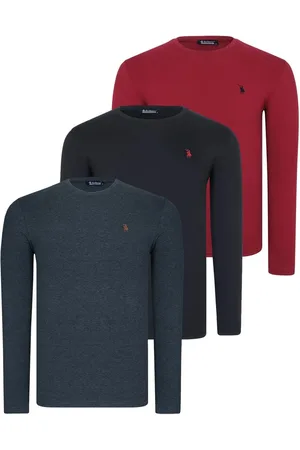 Dewberry TRIPLE SET T8588 ROUND NECK MEN