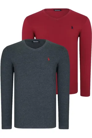 Dewberry DOUBLE SET T8587 V-NECK MEN