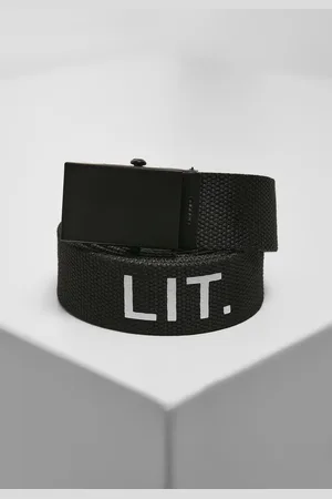 Mister Tee LIT pásek Extra dlouhý černý