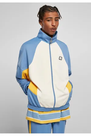 STARTER BLACK LABEL Starter Laser Track Jacket plwht/hrznblu/clfrnyllw