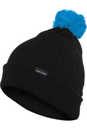 Urban classics Kontrastní čepice Bobble blk/tur