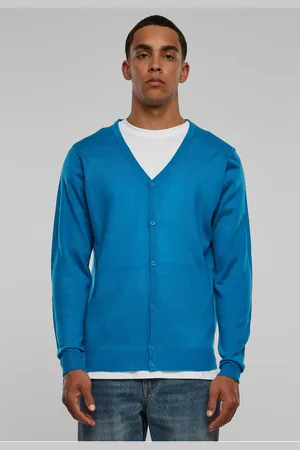 Urban classics Pletený Cardigan tyrkysový