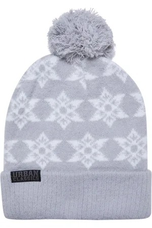 Urban classics Pom Beanie lehký asfalt
